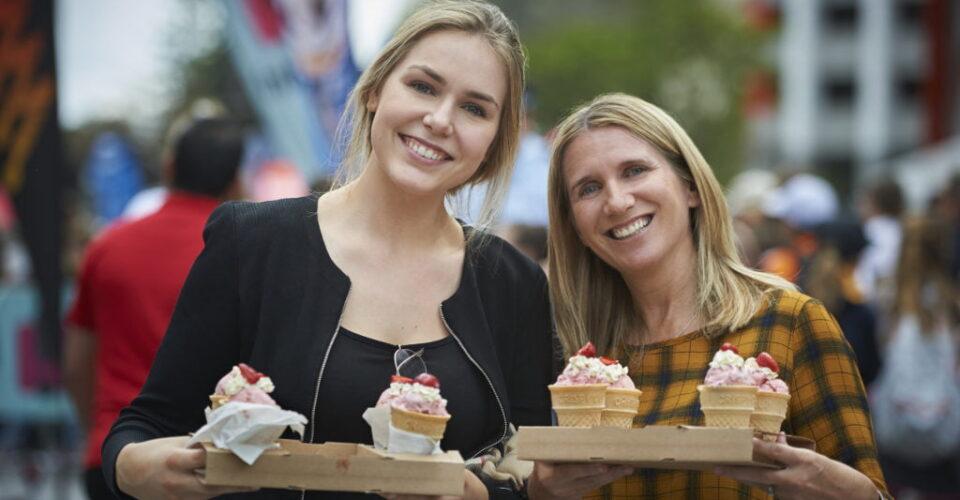 Ekka Strawberry Sundaes
