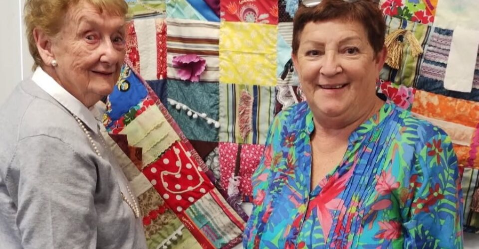 Fidget blankets handcrafted for patients with dementia at The Prince Charles Hospital
